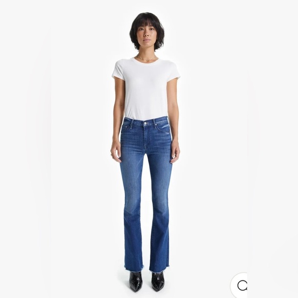 MOTHER Weekender Fray Jeans Size 27 NWT - Picture 1 of 13